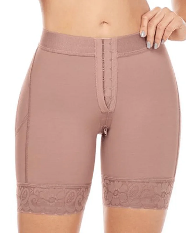 Weekend Discounts Worth Grabbing MariaE Fajas Low Rise Shapewear Shorts with Zippered Crotch High Compression