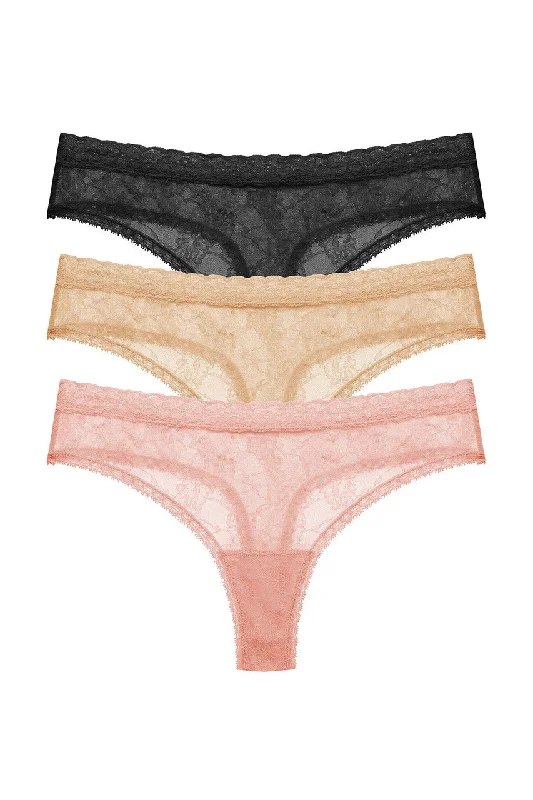 Online Deal NATORI BLISS ALLURE 771303MP THONG 3-PACK