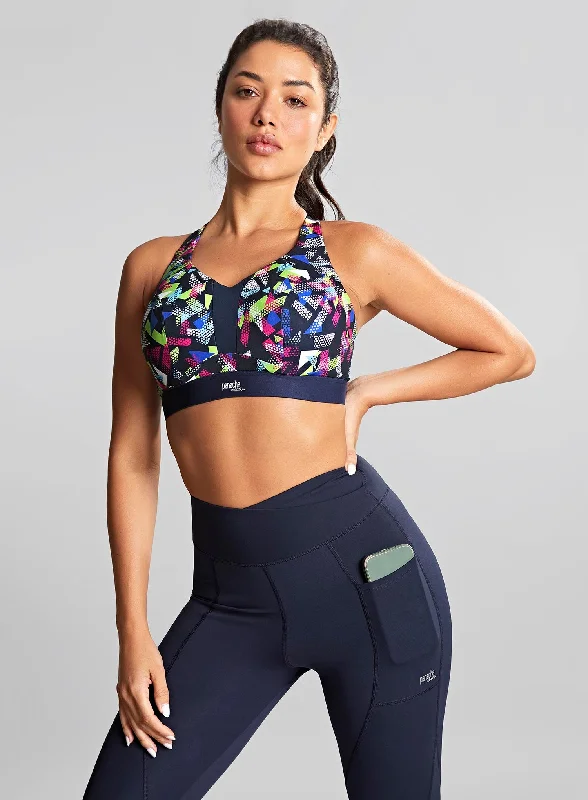 Exclusive Savings Panache Sport: Endurance Non Padded Wired Sports Bra Graphic Print Exclusive Savings Panache Sport: Endurance Non Padded Wired Sports Bra Graphic Print