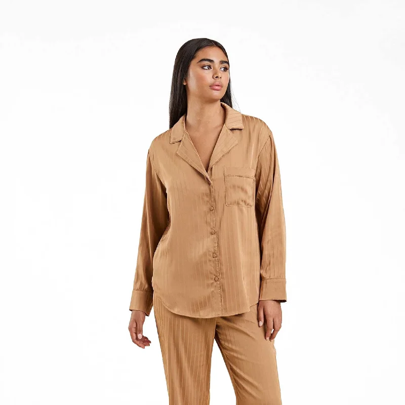 Satin Pajama Set | Cinnamon