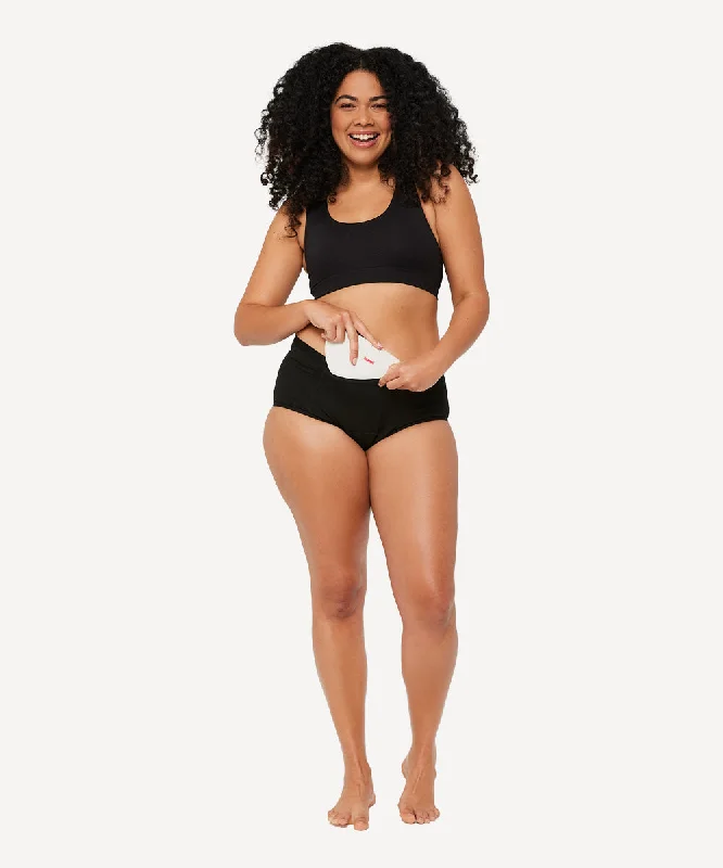 Early Bird Scarlet Period High-Waisted Pocket Brief