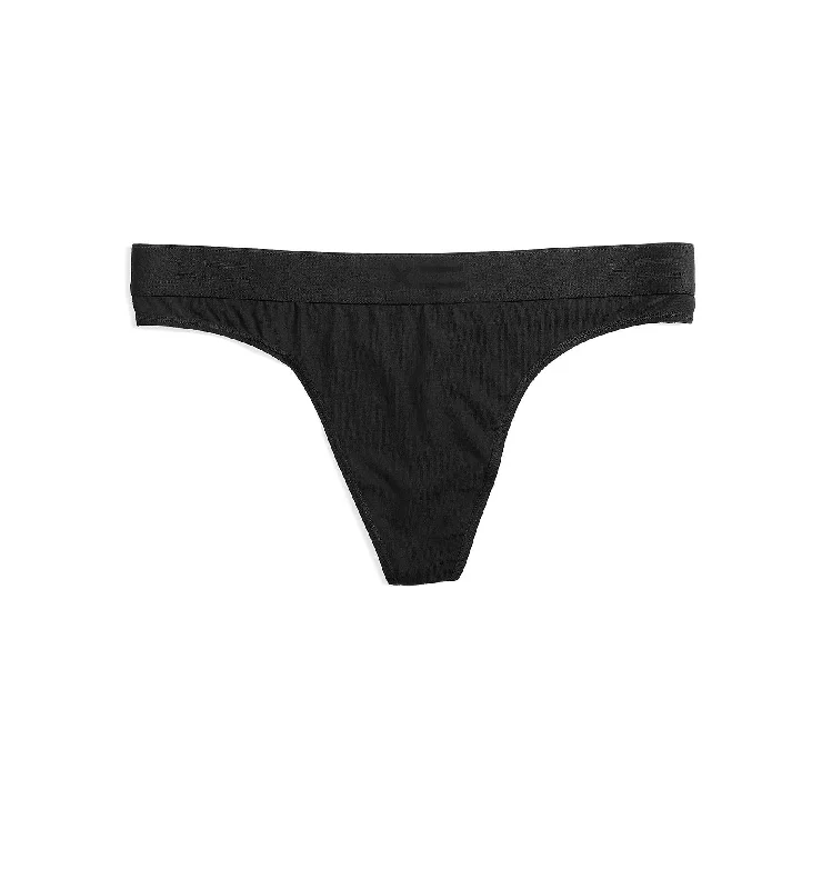 TIME-Limited Offer Thong - TENCEL™ Modal Black