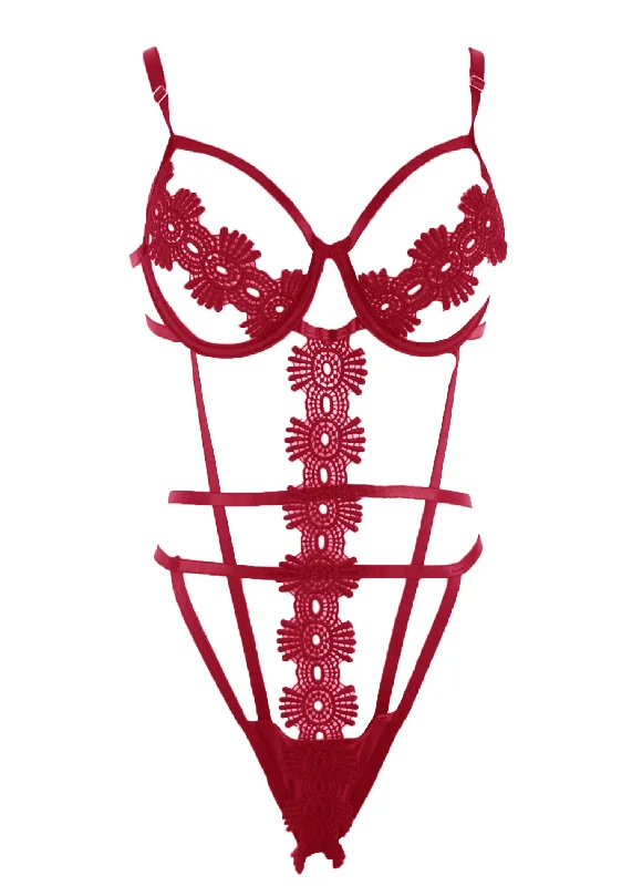 Don't Wait Brenda (Red) Cut-Out Teddy