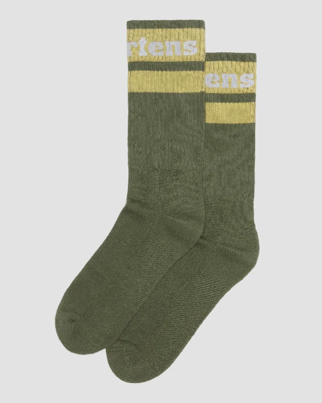 Dr. Martens Logo Cotton Blend Athletic Socks