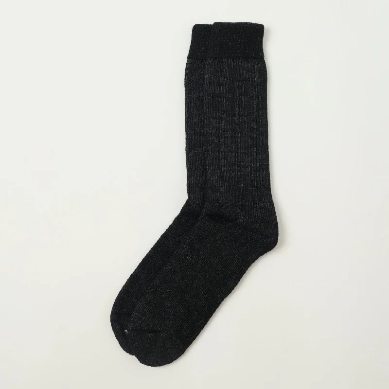 Chamula Alpaca Super Warm Socks - Black