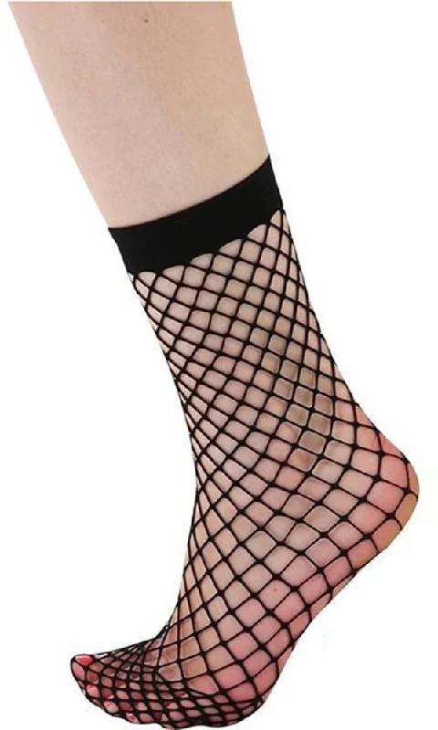 Extra Large Net [Black] | ANKLE SOCKS