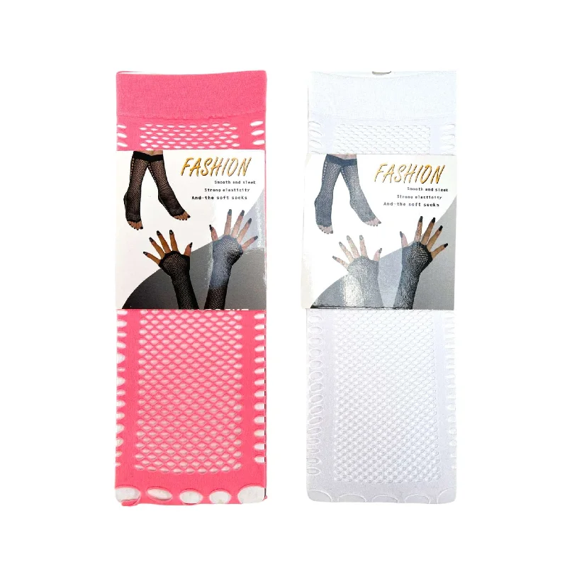 Arm/ Foot fishnet Stocking/Arm Warmers