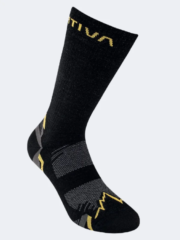 La Sportiva Men Hiking Sock Black/Yellow