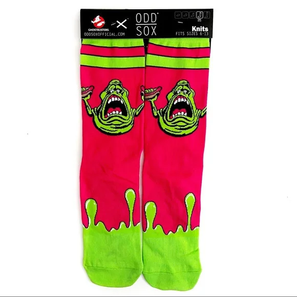 Men's Odd Sox Ghostbusters Slimer Crew Socks