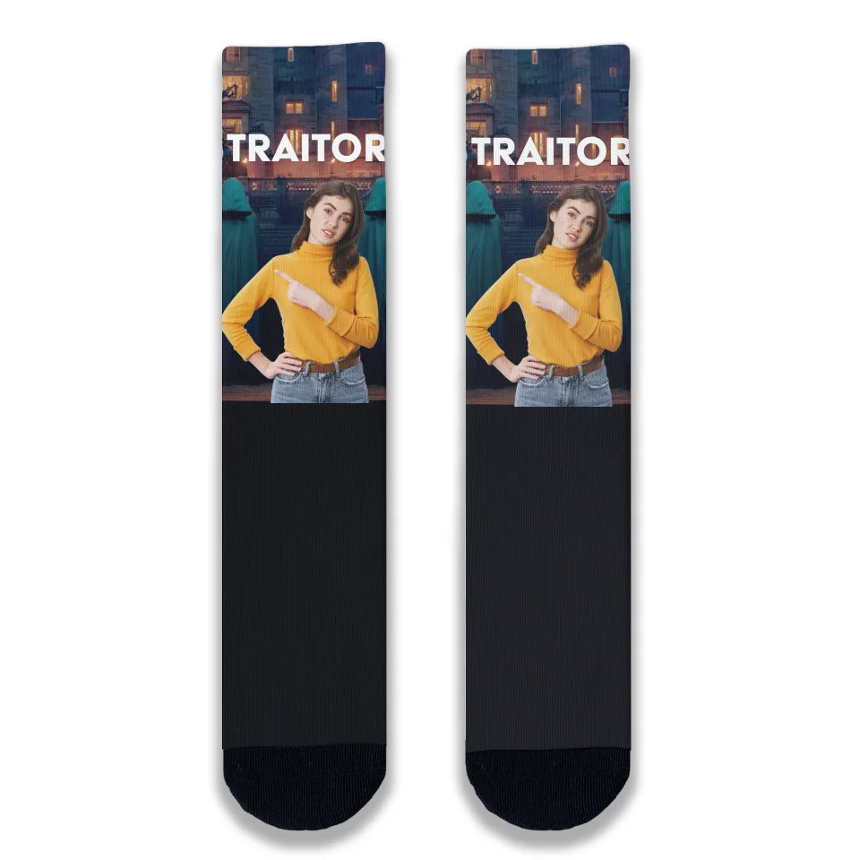 Personalised The Traitors Adult Socks