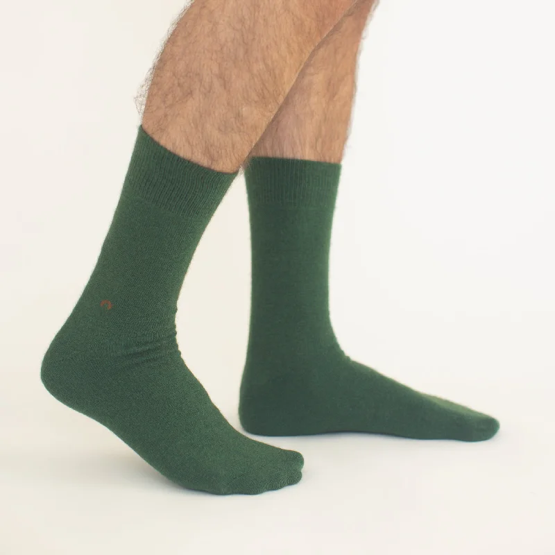 Possum Merino Wool HAMILTON Socks, Greener Pasture Men