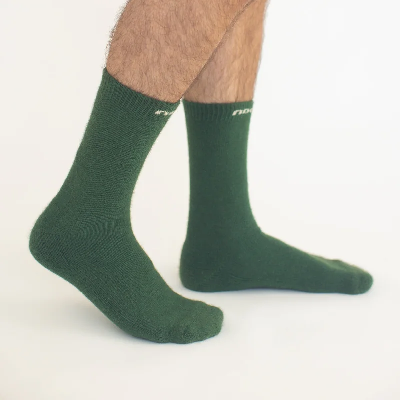 Possum Merino Wool HUKA Socks, Greener Pasture Men