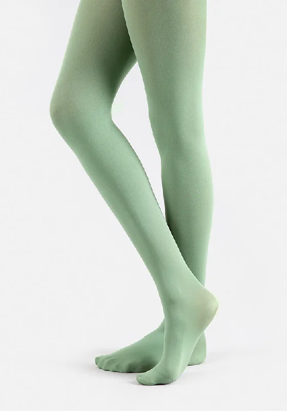 Premium 50 Denier Tights Leaf Green