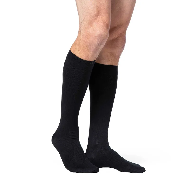 Sigvaris Dynaven 921 Access Men's Ribbed Closed Toe Knee Highs 15-20 mmHg