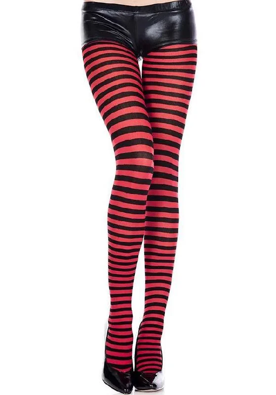 Striped [Black/Red] | TIGHTS