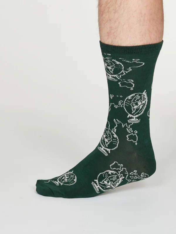 Thaddens Socks - Forest Green