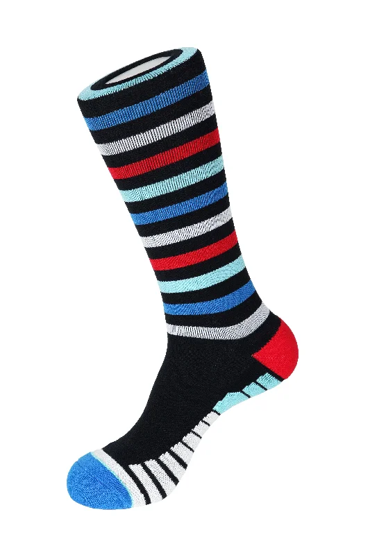 Summer Stripe Athletic Socks