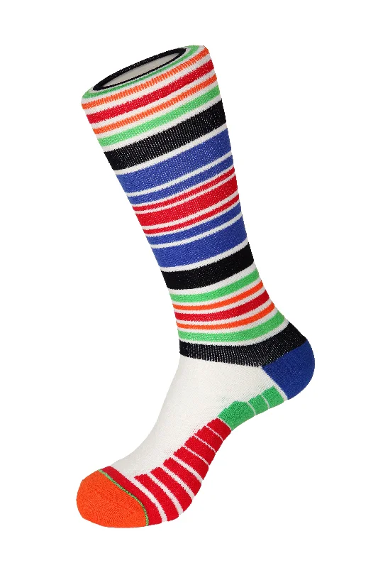 Still Stripe Athletic Socks