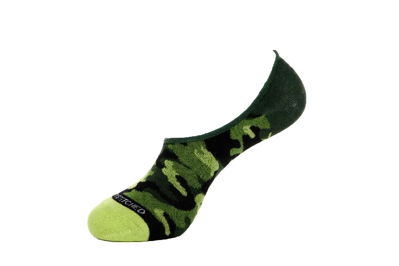 Camo- no show Sock