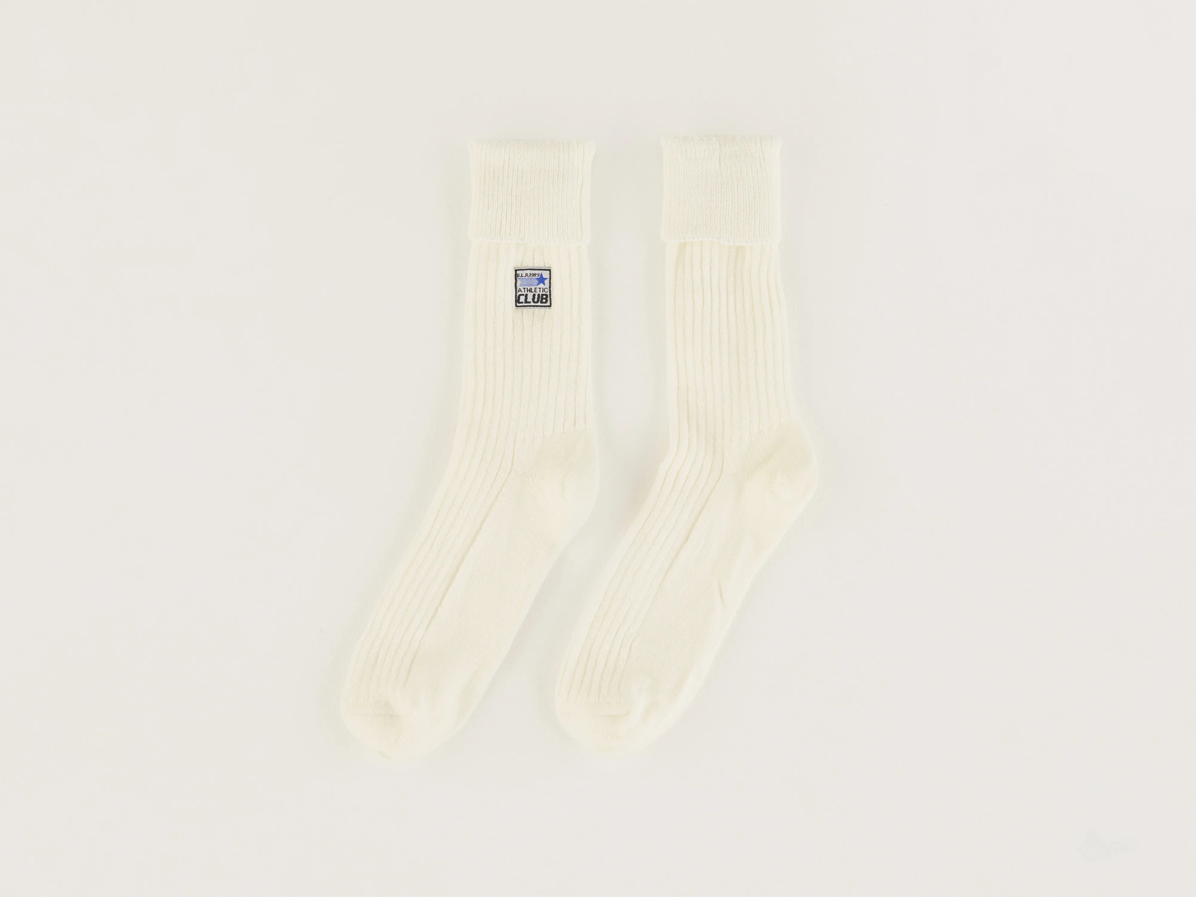 Vocani ribbed socks (242 / W / ECRU)